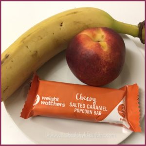 Photo of fruit and a light snack bar to avoid danger zones